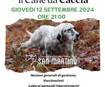 Incontro formativo: “Il Cane da Caccia”