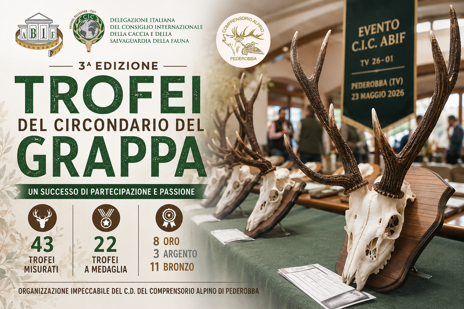 Grande partecipazione alla 3ª edizione dei “Trofei del Circondario del Grappa”